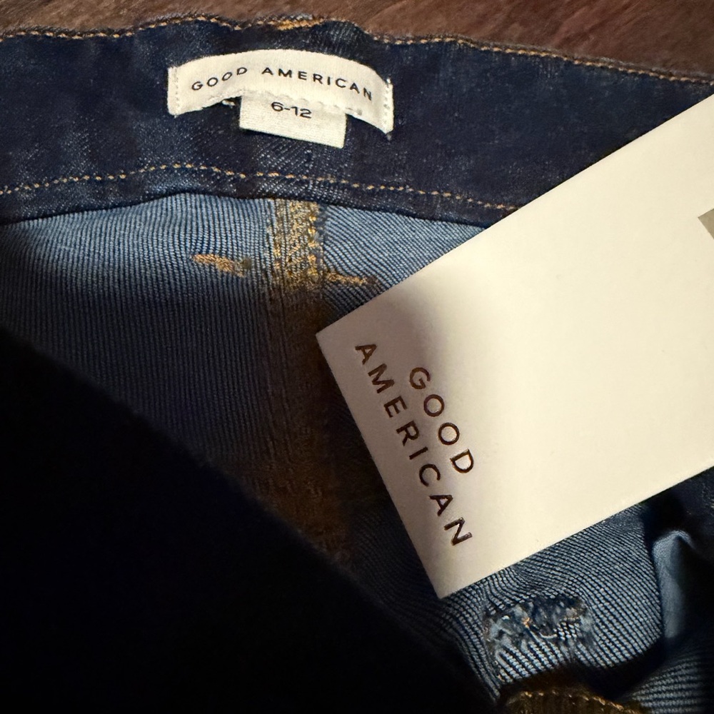 NWT Good American Women's Skinny Jeans in Dark Indigo Blue - Picture 4 of 6